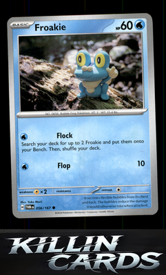Froakie 056/167 Pokemon Common SV06: Twilight Masquerade Card NM