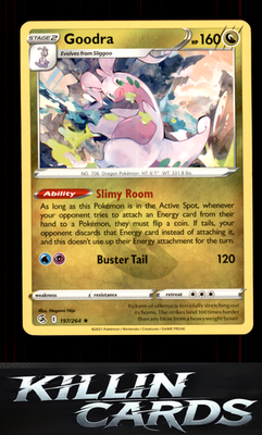 Goodra 197/264 Pokemon Rare SWSH08: Fusion Strike Card NM