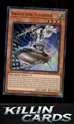 1st Edition Inspector Boarder (PUR) RA01-EN010 YuGiOh Prismatic Ultimate Rare 25