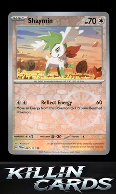 Reverse Holofoil Shaymin 087/131 Pokemon Uncommon SV: Prismatic Evolutions Card