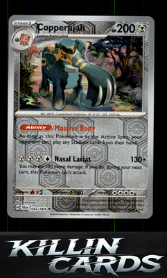 Reverse Holofoil Copperajah 042/064 Pokemon Rare SV: Shrouded Fable Card NM