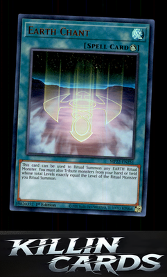 Earth Chant MP22-EN251 YuGiOh Ultra Rare 2022 Tin of the Pharaoh's Gods Card NM