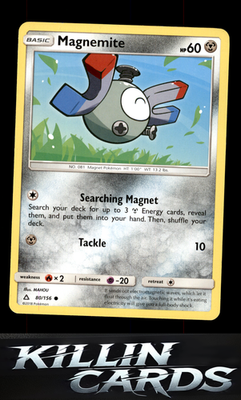 Magnemite (80) 80/156 Pokemon Common SM - Ultra Prism Card LP