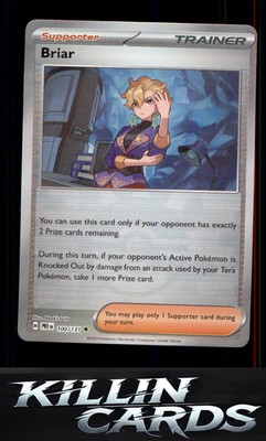 Briar (Poke Ball Pattern) 100/131 Pokemon Uncommon SV: Prismatic Evolutions Card
