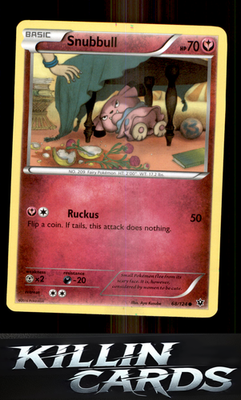 Snubbull 68/124 Pokemon Common XY - Fates Collide Card NM