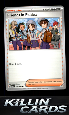 Friends in Paldea - 109/131 109/131 Pokemon Common SV: Prismatic Evolutions Card