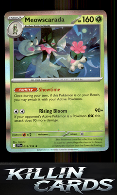 Meowscarada 018/159 Pokemon Rare SV09: Journey Together Card NM