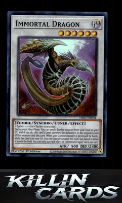 Immortal Dragon DIFO-EN041 YuGiOh Super Rare Dimension Force Card NM