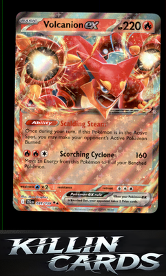 Volcanion ex - 031/159 031/159 Pokemon Double Rare SV09: Journey Together Card N