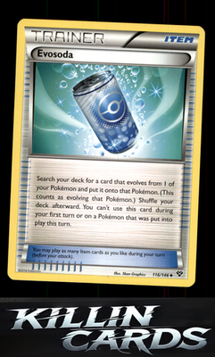Evosoda 116/146 Pokemon Uncommon XY Base Set Card LP