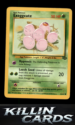 Exeggcute 52/64 Pokemon Common Jungle Card LP
