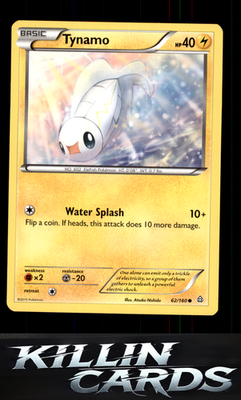 Tynamo 62/160 Pokemon Common XY - Primal Clash Card NM