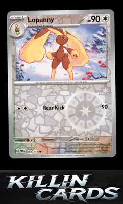 Reverse Holofoil Lopunny 084/131 Pokemon Common SV: Prismatic Evolutions Card NM