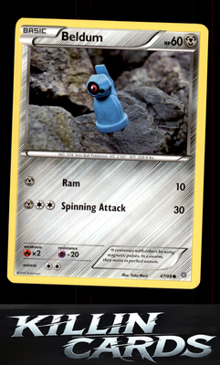 Beldum 47/98 Pokemon Common XY - Ancient Origins Card NM