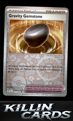 Reverse Holofoil Gravity Gemstone 137/142 Pokemon Uncommon SV07: Stellar Crown C