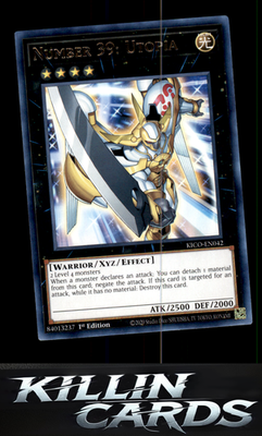 1st Edition Number 39: Utopia (CR) KICO-EN042 YuGiOh Collector's Rare King's Cou