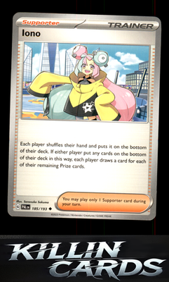 Iono - 185/193 185/193 Pokemon Uncommon SV02: Paldea Evolved Card NM