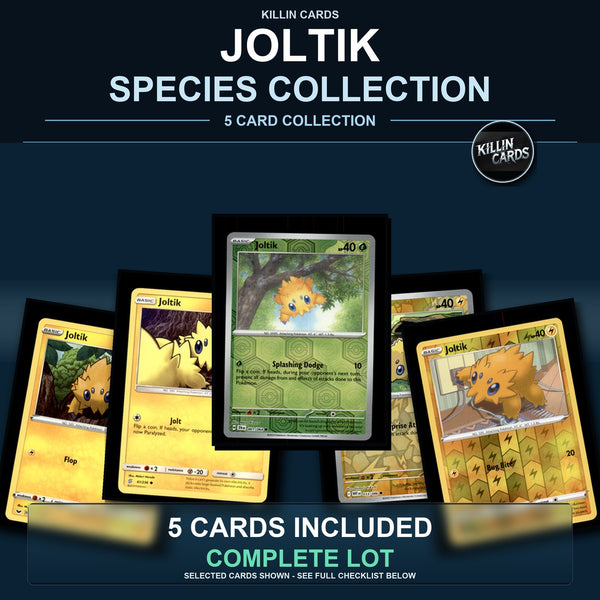 Pokemon TCG Joltik Species Collection 5 Different Cards