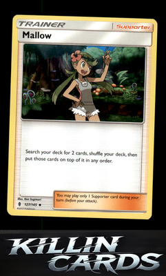Mallow 127/145 Pokemon Uncommon SM - Guardians Rising Card LP