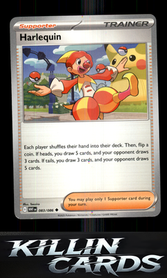 Harlequin 083/086 Pokemon Uncommon SV: White Flare Card NM