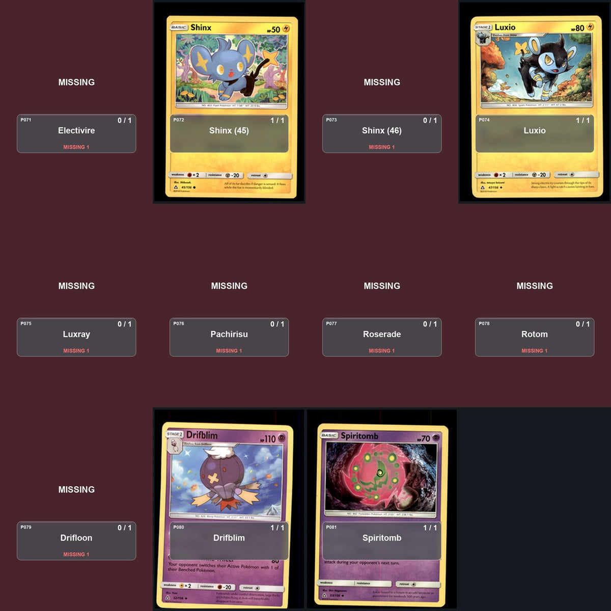 Pokemon TCG SM - Ultra Prism C/UC/R Standard Set 68 Cards