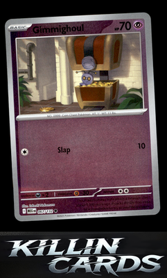 Reverse Holofoil Gimmighoul 067/132 Pokemon Common ME01: Mega Evolution Card NM