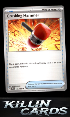 Crushing Hammer 168/198 Pokemon Common SV01: Scarlet & Violet Base Set Card NM