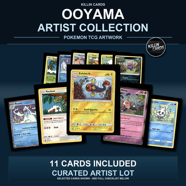 Pokemon TCG OOYAMA Artist Collection 11 Cards Lot