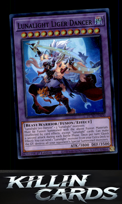 1st Edition Lunalight Liger Dancer DUAD-EN030 YuGiOh Super Rare Duelist's Advanc