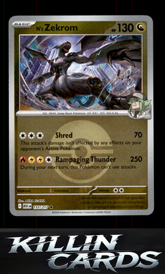 Reverse Holofoil N's Zekrom (Poke Ball) 155/217 Pokemon Rare ME: Ascended Heroes