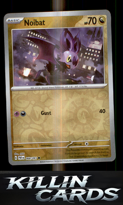 Reverse Holofoil Noibat - 068/091 068/091 Pokemon Common SV: Paldean Fates Card
