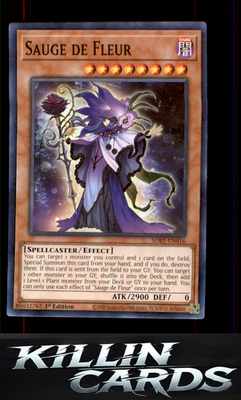 1st Edition Sauge de Fleur SDBT-EN016 YuGiOh Common Structure Deck: Beware of Tr
