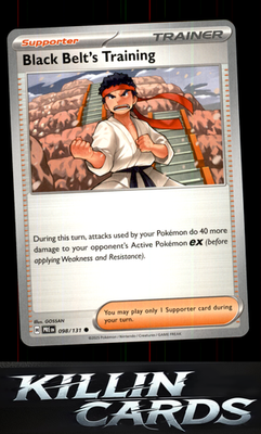 Black Belt's Training - 098/131 098/131 Pokemon Common SV: Prismatic Evolutions