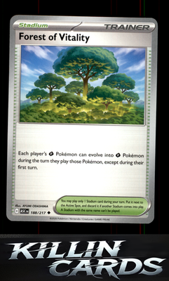 Forest of Vitality 188/217 Pokemon Uncommon ME: Ascended Heroes Card NM