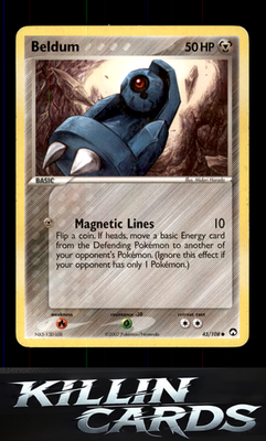 Beldum 45/108 Pokemon Common Power Keepers Card LP