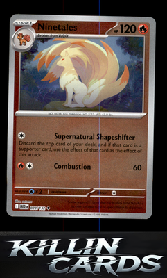 Ninetales 020/132 Pokemon Uncommon ME01: Mega Evolution Card NM