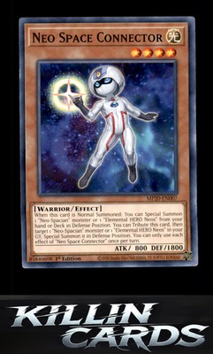1st Edition Neo Space Connector MP20-EN007 YuGiOh Common 2020 Tin of Lost Memori