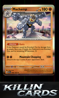 Machamp 068/165 Pokemon Rare SV: Scarlet & Violet 151 Card NM