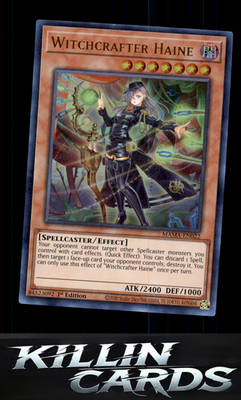 Witchcrafter Haine MAMA-EN022 YuGiOh Ultra Rare Magnificent Mavens Card NM