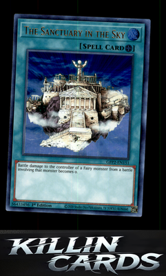 1st Edition The Sanctuary in the Sky GFP2-EN151 YuGiOh Ultra Rare Ghosts From th