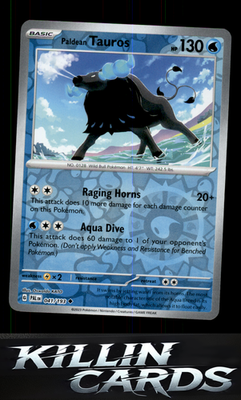 Reverse Holofoil Paldean Tauros - 041/193 041/193 Pokemon Uncommon SV02: Paldea