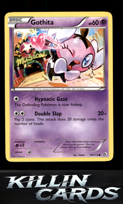 Gothita (69) 69/113 Pokemon Common Legendary Treasures Card LP