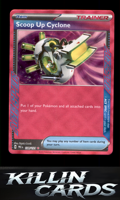 Scoop Up Cyclone 128/131 Pokemon ACE SPEC Rare SV: Prismatic Evolutions Card NM