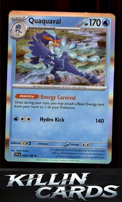 Quaquaval 054/198 Pokemon Rare SV01: Scarlet & Violet Base Set Card NM