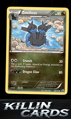 Zweilous 98/113 Pokemon Uncommon Legendary Treasures Card NM