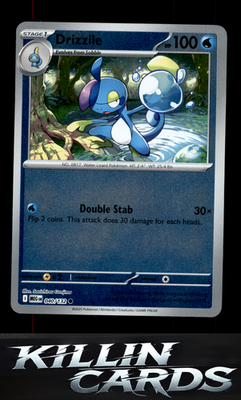 Reverse Holofoil Drizzile 040/132 Pokemon Common ME01: Mega Evolution Card NM