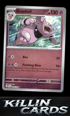 Granbull 038/094 Pokemon Uncommon ME02: Phantasmal Flames Card NM