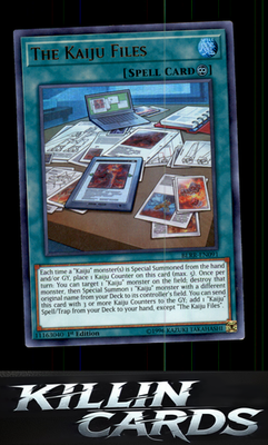 1st Edition The Kaiju Files BLRR-EN091 YuGiOh Ultra Rare Battles of Legend: Rele