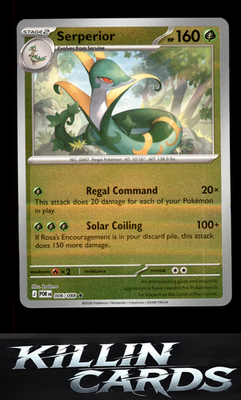 Reverse Holofoil Serperior 006/088 Pokemon Rare ME03: Perfect Order Card NM