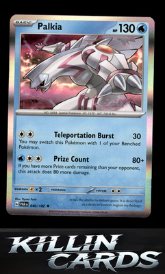 Palkia 040/182 Pokemon Rare SV04: Paradox Rift Card NM